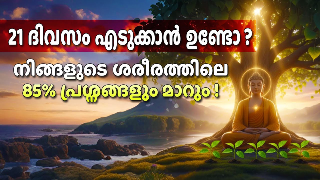വെറും 21 ദിവസം! നിങ്ങളുടെ ശരീരം നിങ്ങളോട് നന്ദി പറയും!✨| 85% മാറ്റം ഉറപ്പ്💯| Sree Buddha Malayalam