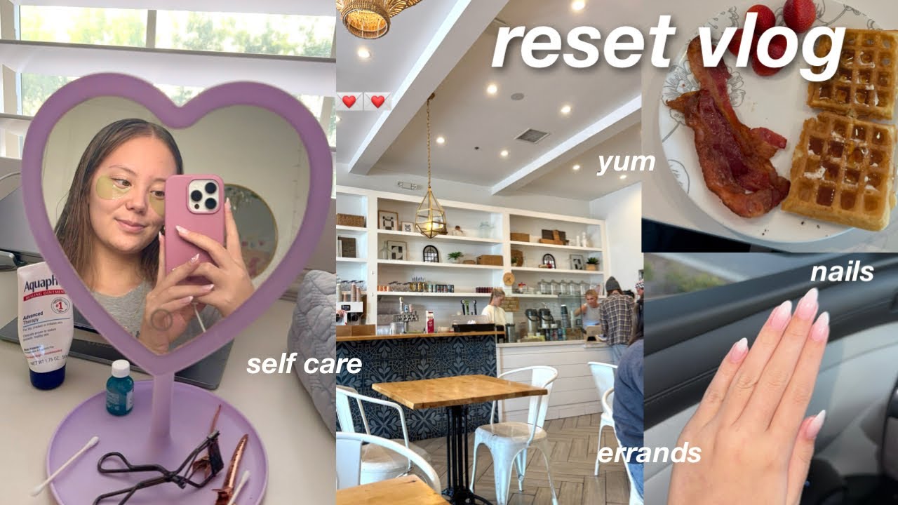 reset vlog 💌🫶 (nails, self care, errands)