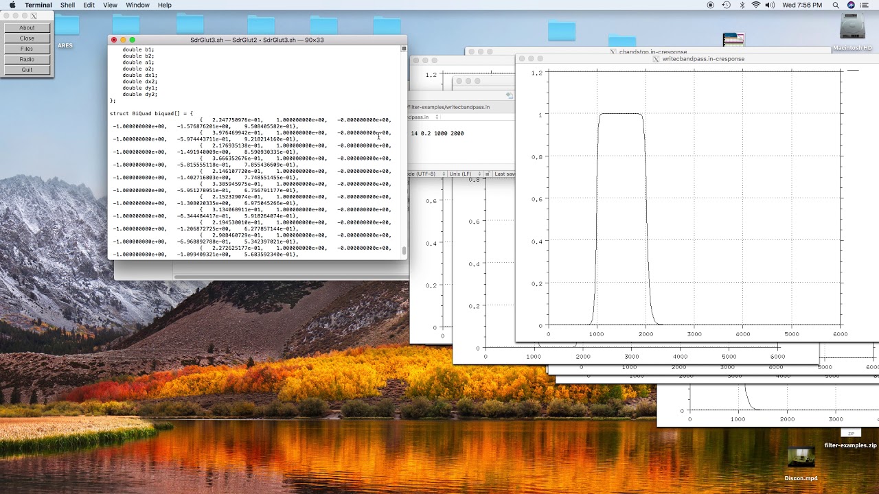 Designing Digital Filters using SdrGlut - Part 1