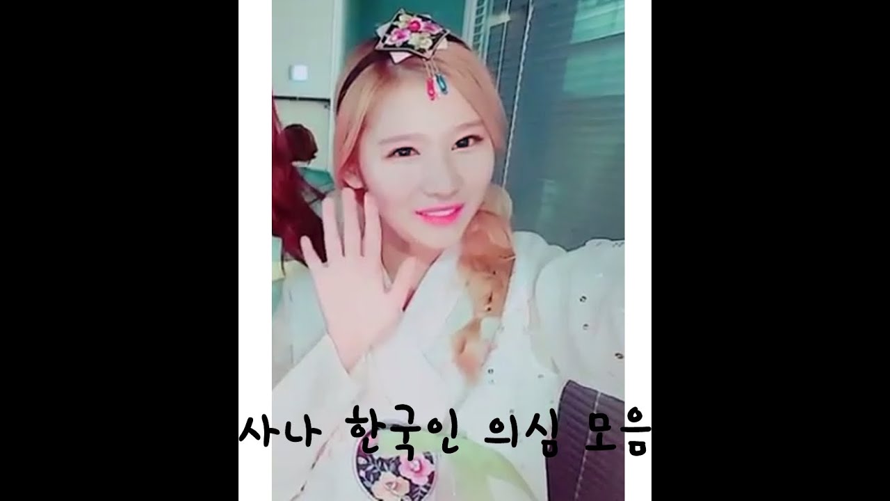 사나 한국인 의심샷 모음!