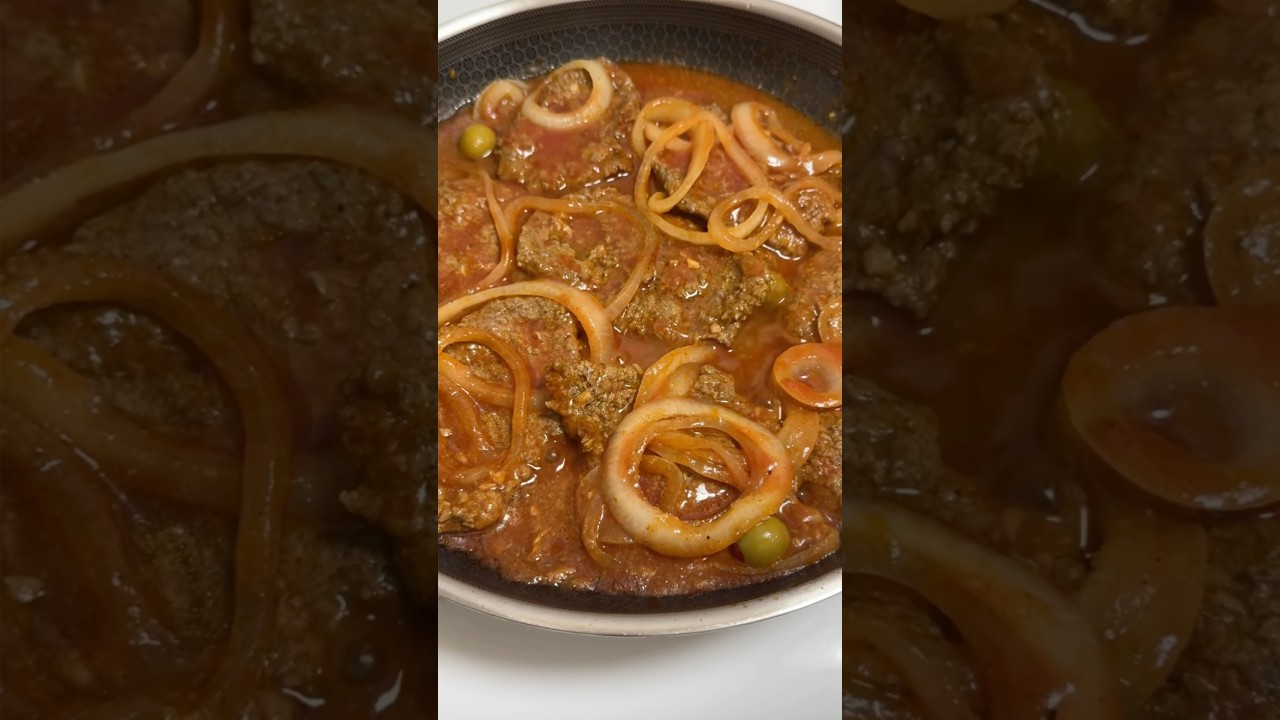 Bistec Encebollado Fac&iacute;l y Suavecito 😍 #puertoricanfood #caribbeanfood