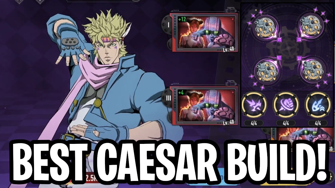How To Build Caesar! Best Badges, Scenes & Builds To Use [JoJo Golden Spirit]