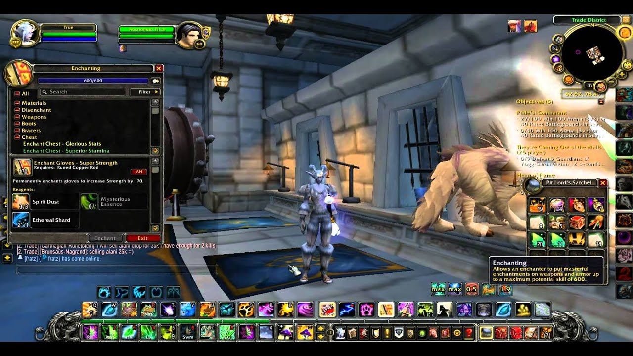 [World of Warcraft] Quick Enchanting Macro