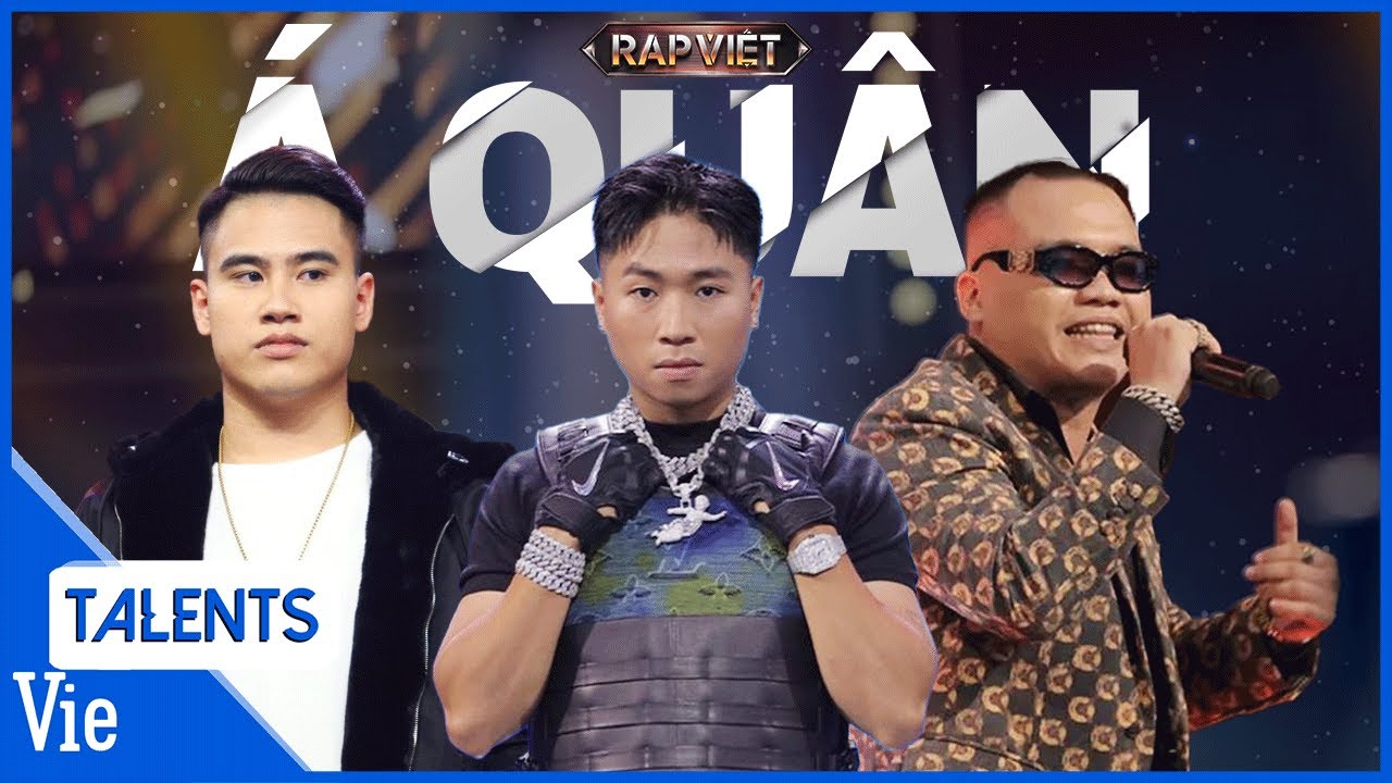 3 &Aacute; Qu&acirc;n tại 3 m&ugrave;a Rap Việt v&agrave; những bản rap ghi dấu cực đỉnh: Gducky, Blacka, 24K.Right