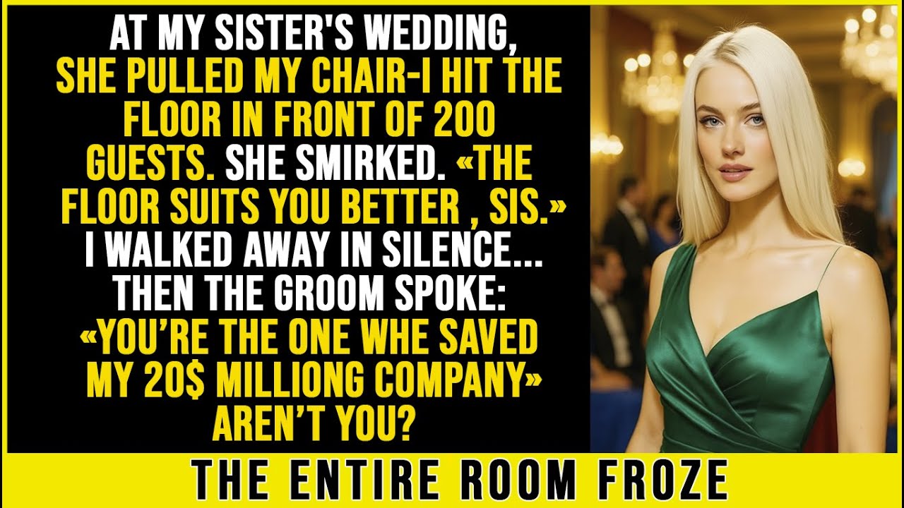 My Sister Embarrassed Me at Her Wedding Before 200 Guests — The Groom Stopped Everything