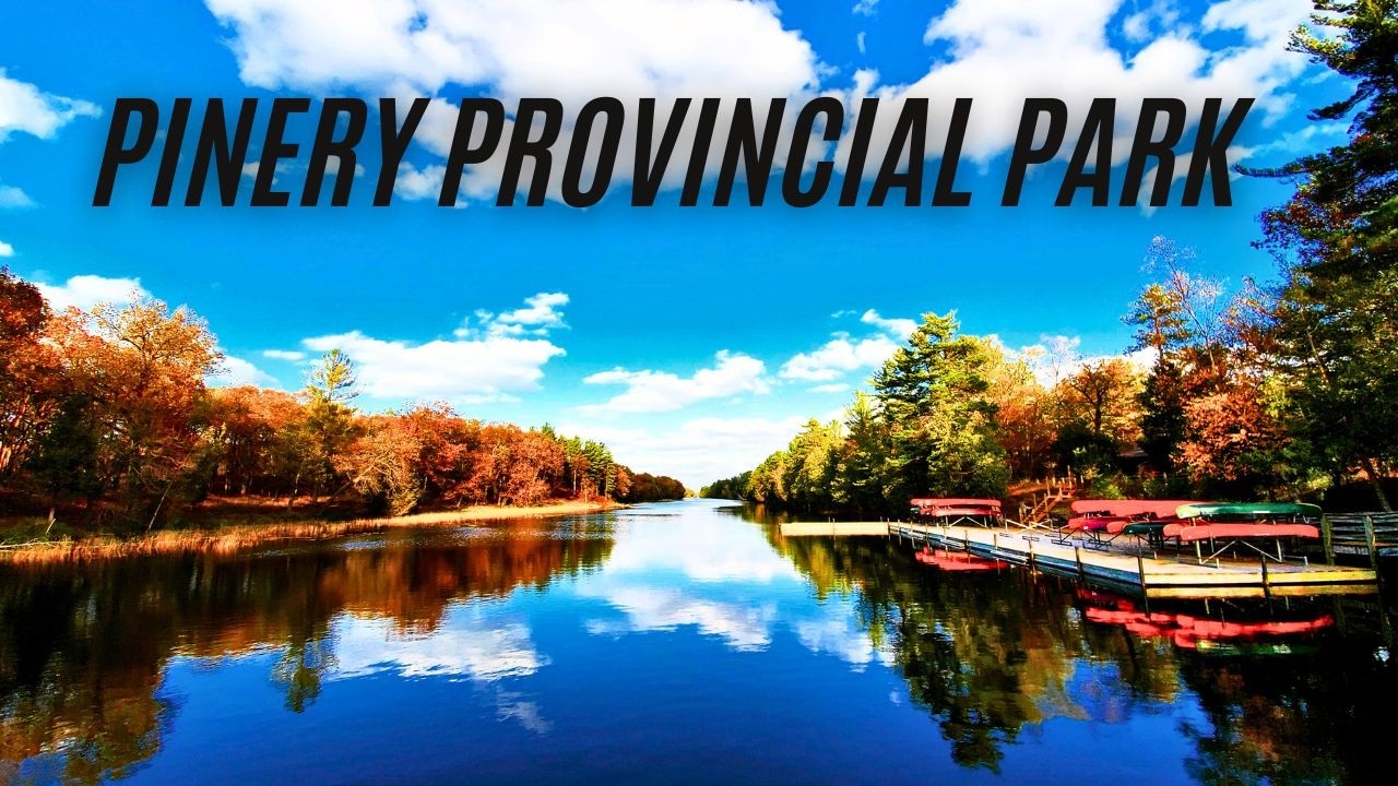 Family Camping at Pinery Provincial Park Canoeing the Ausable River into Pinery Portage Trip