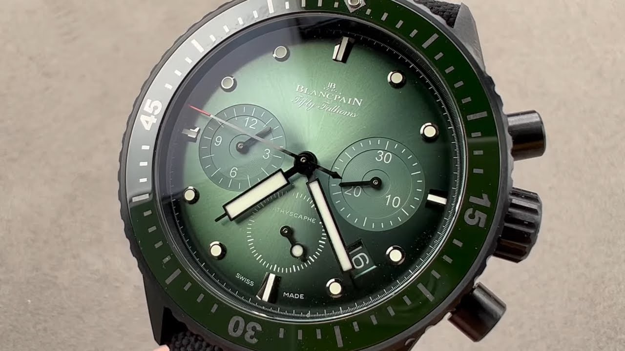 Blancpain Fifty Fathoms Bathyscaphe Chronographe Flyback 5200-0153-B52A Blancpain Watch Review