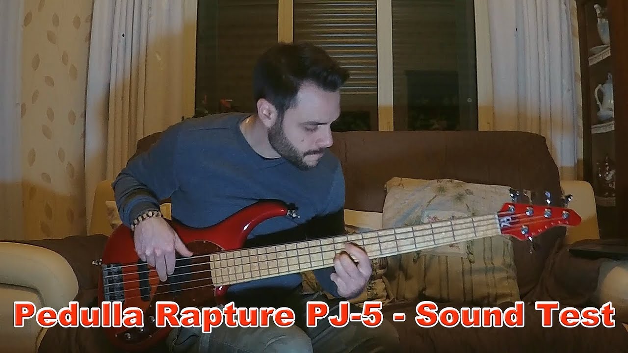 Pedulla Rapture PJ 5 Birdseye Maple [Sound Test, Flat Preamp, Fingerstyle]