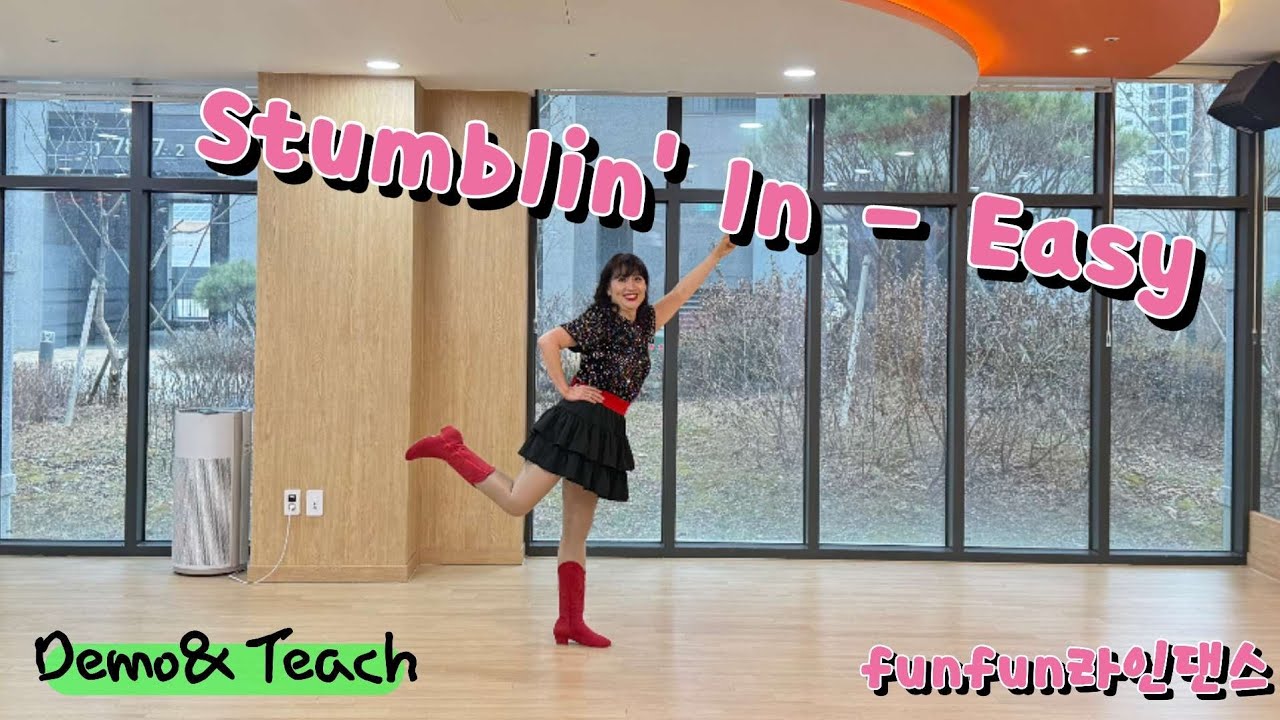 Stumblin' In - Easy Level:ultra Beginner Choreo:Lene Mainz Pedersen - February 2025 #추억의팝송#울트라 비기너