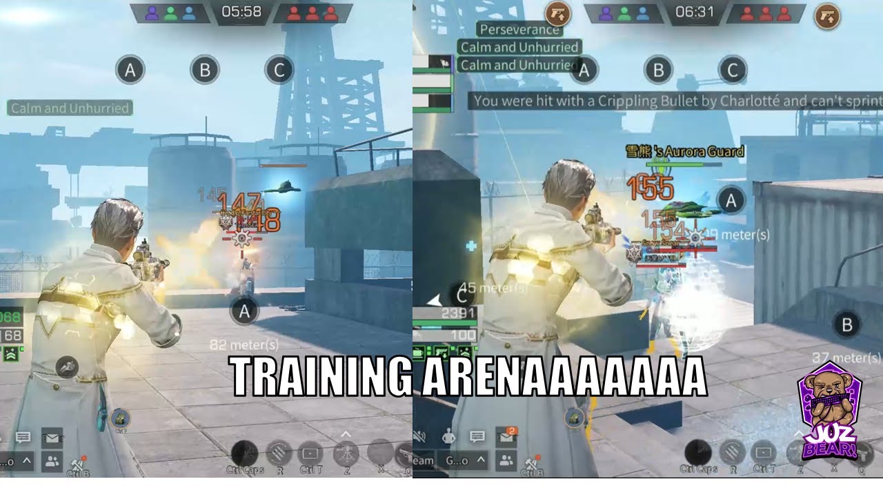 【Lifeafter明日之后】@CalvinTay be our tanky bait in Training Arena