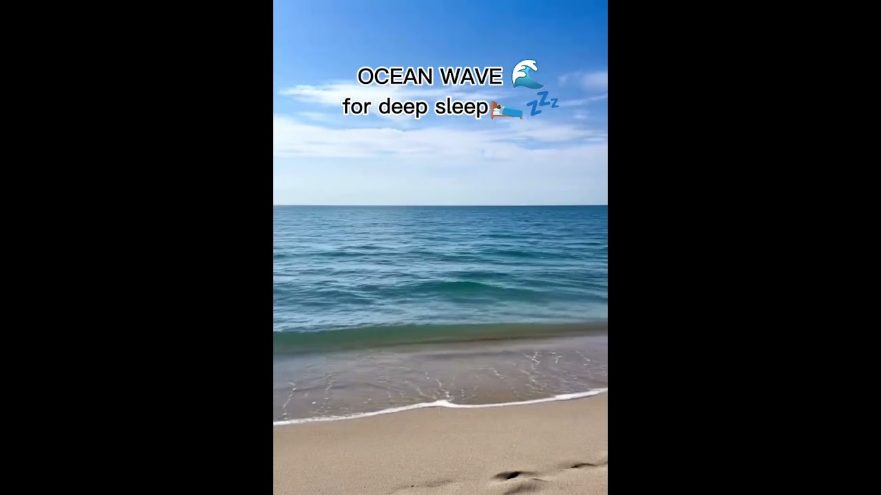 You want deep sleep?Ocean waves🌊for deep sleep🛌💤no ads@AI_maniac_shorts #ai #youtubeshorts #youtube 