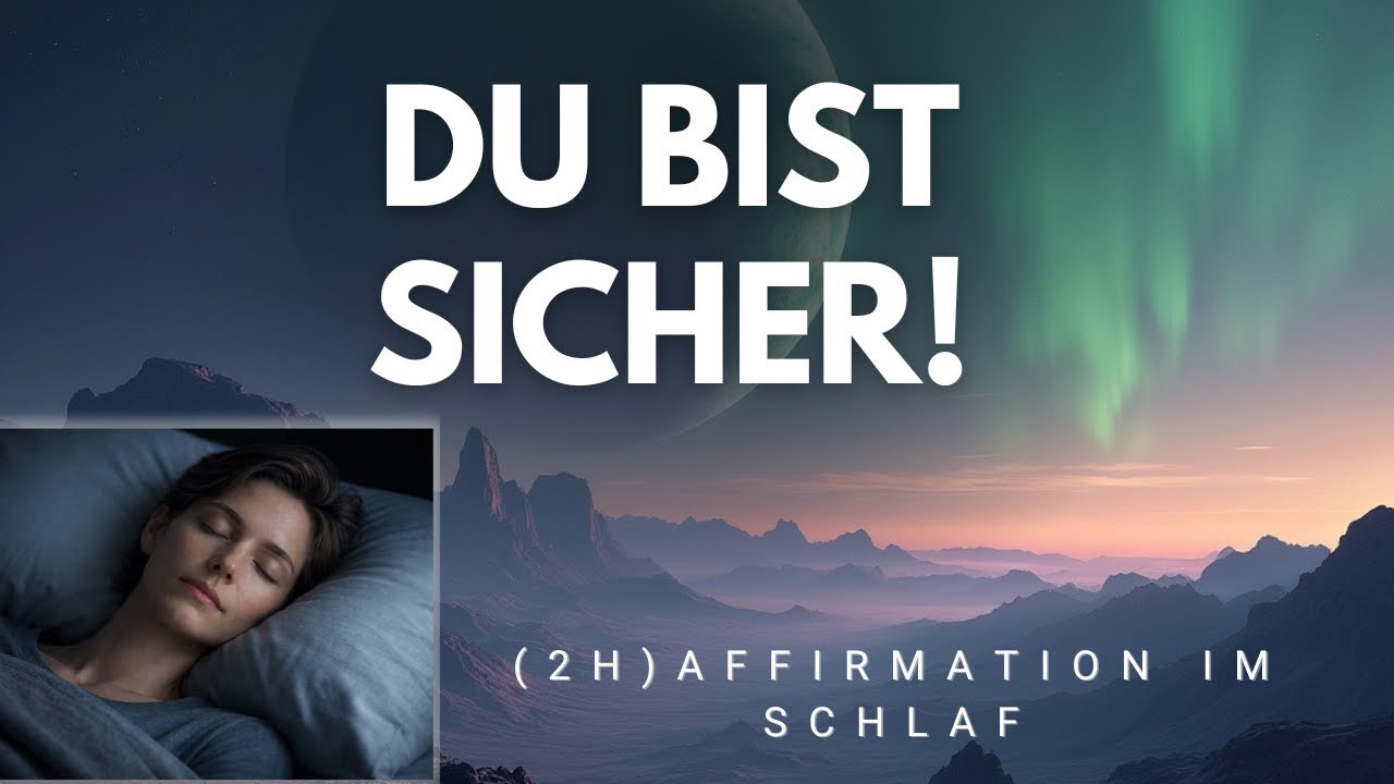 2 Stunden Schlaf-Affirmation: Du bist sicher!  Geborgenheit & Vertrauen