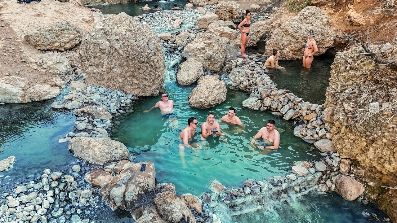 Гарячі джерела посеред гір Юти | Fifth Water Hot Springs