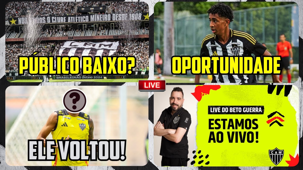 🔥 NOT&Iacute;CIAS QUENTES DO GALO 🔴 LIVE BETO GUERRA E TANAKA