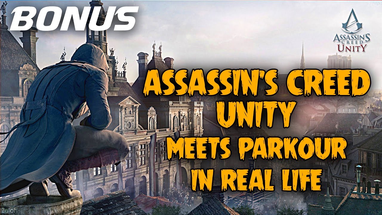 BTS ASSASSIN'S CREED UNITY MEETS PARKOUR IN REAL LIFE || OFFICIAL FOOTAGE FROM SHOOTING