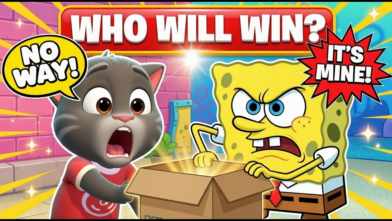 Talking Tom vs SpongeBob – Who Wins? 😱