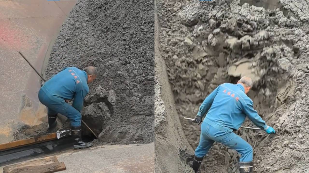 Cargo Ship Sand Unloading Full of Challenges! Full Documentary of High-Difficulty Operation