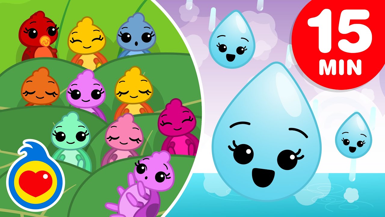 Ten In The Bed (Roll Over) + More Kids Songs ♫ Plim Plim - The Kindness Hero (15 Min)