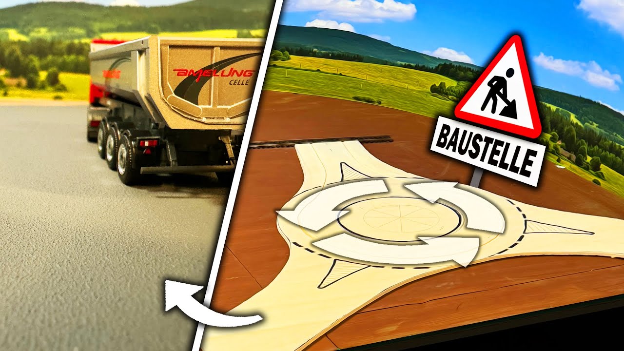 The road construction for the CarMotion system begins | Roundabout | Construction report - Ep. 20