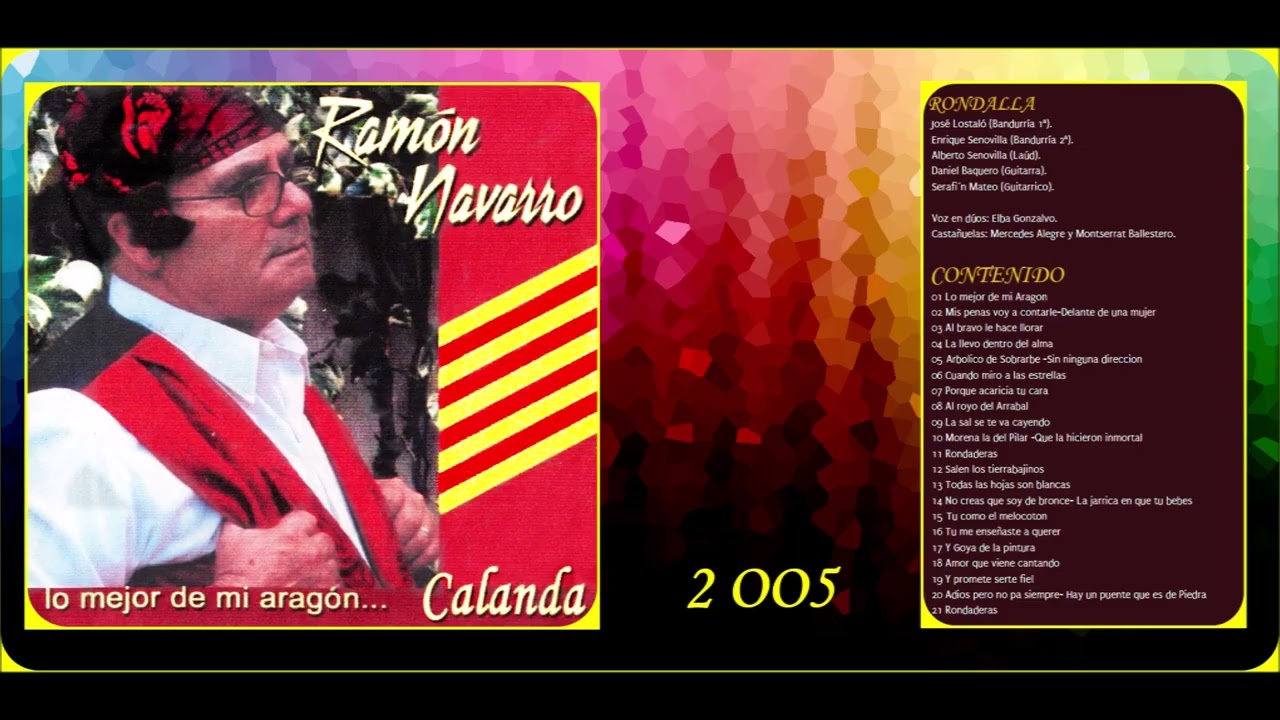 RAMON  NAVARRO . LO MEJOR DE MI ARAGON .2005 .