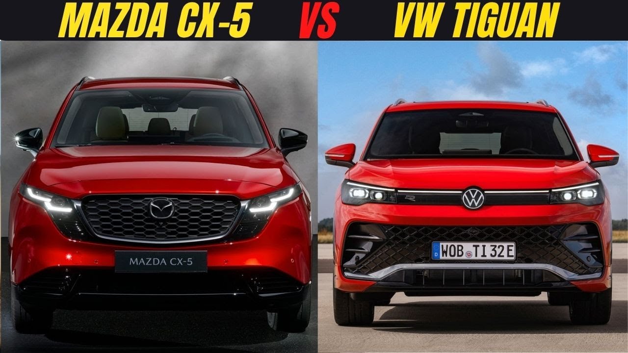 2026 Mazda CX-5 vs. 2025 VW Tiguan  – Welcher SUV ist der Bessere für dich?