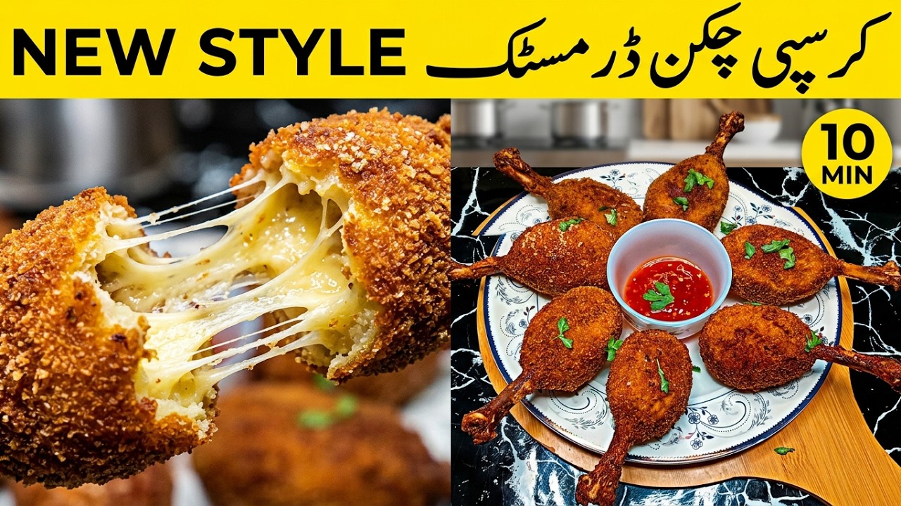 Chicken Potato Drumsticks – Crispy & Cheesy Viral Recipe | Ramadan Iftar Special