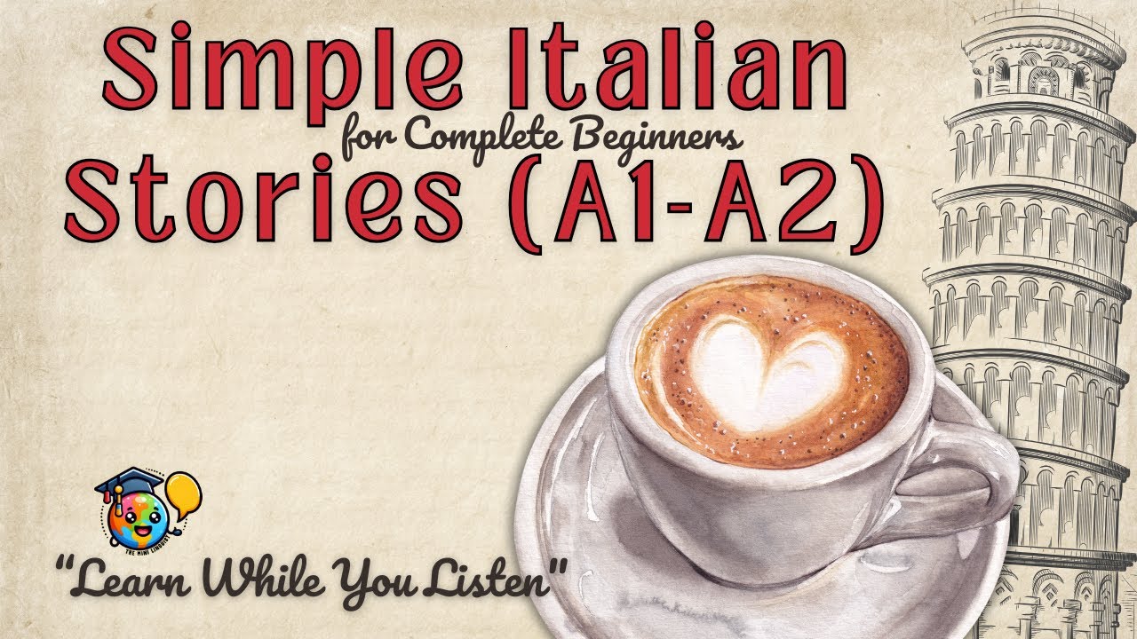 Simple Italian Story - to help Learn Italian and improve Italian text comprehension- Italian (A1-A2)