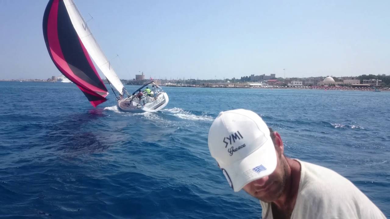 broaching just meters before the finish line - Rodos Cup 2016