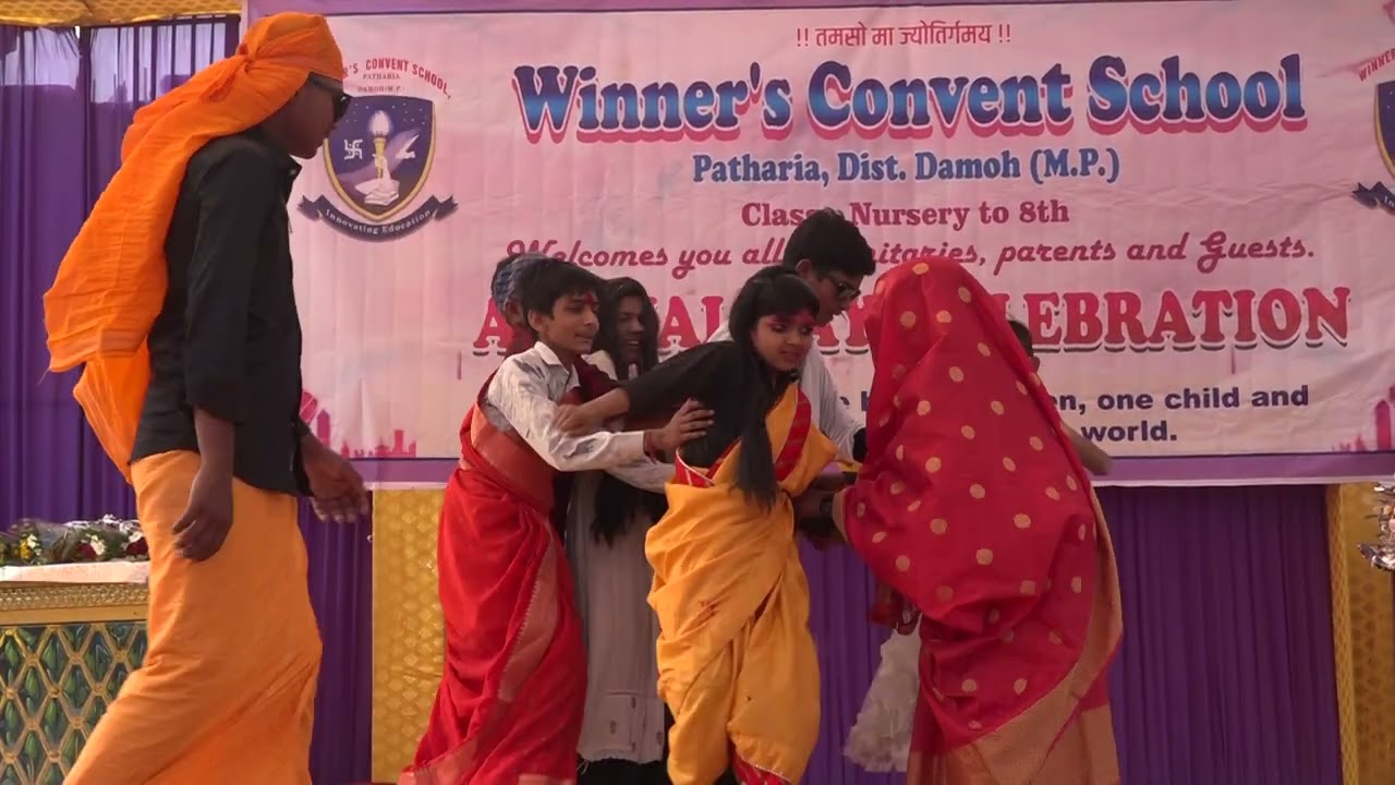 Eight Class Boys Students Dance And Play on Annual Function//Ghost mix song