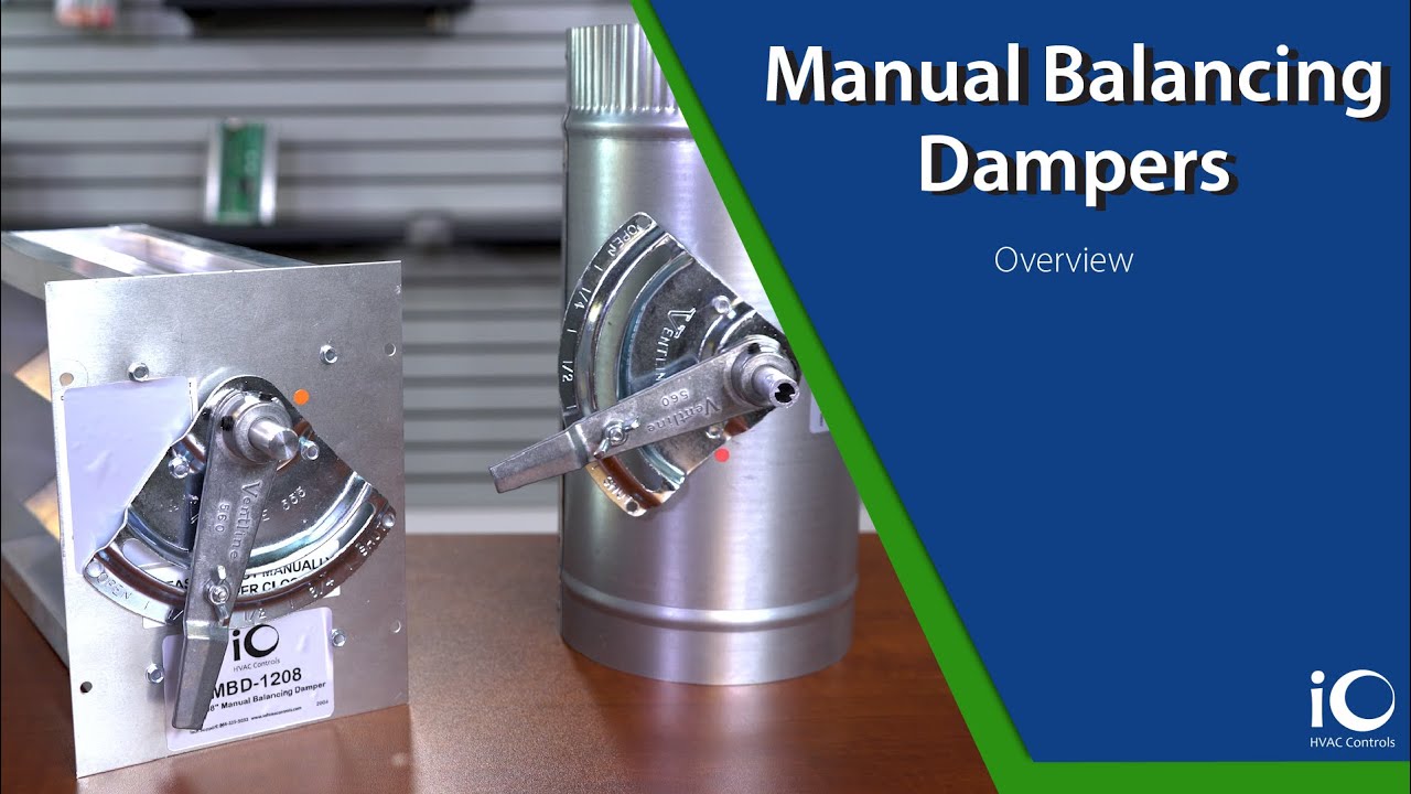Need Manual Balancing Dampers?