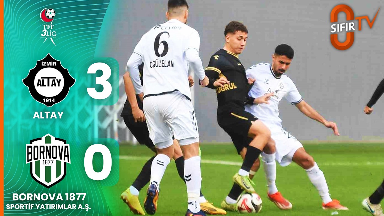 Altay 3-0 Bornova 1877 Sportif Yatırımlar A.Ş. | Maç Özeti