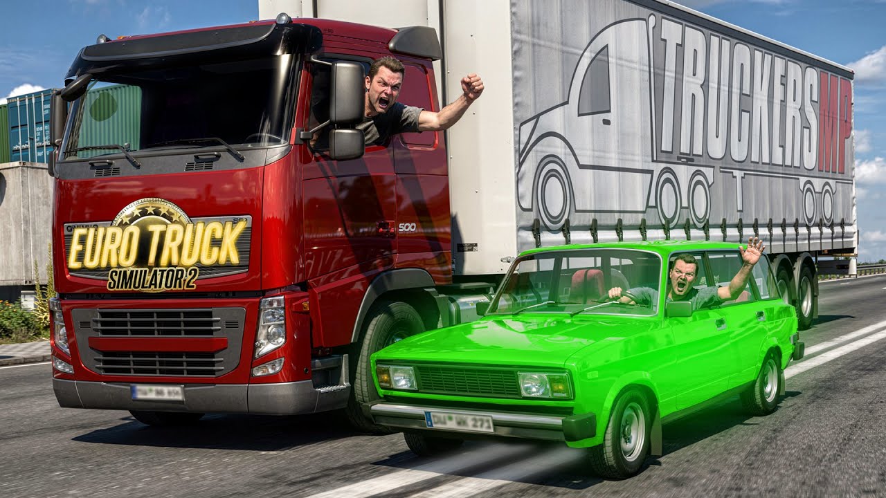 Адекватные водители в ETS 2 TruckersMP
