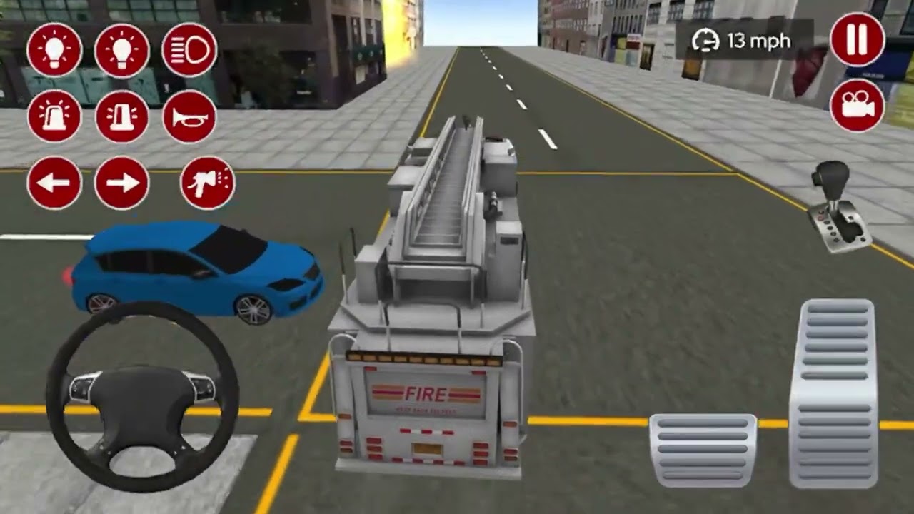 So what’s up guys today I played fire truck simulator 🚒