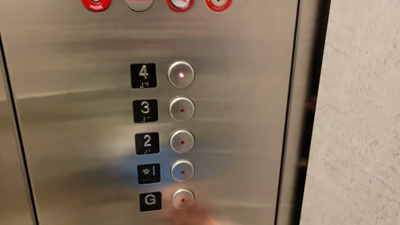 Boring 1999 MontgomeryKONE Hydraulic Elevator @ UW Mary Gates Hall, Seattle WA