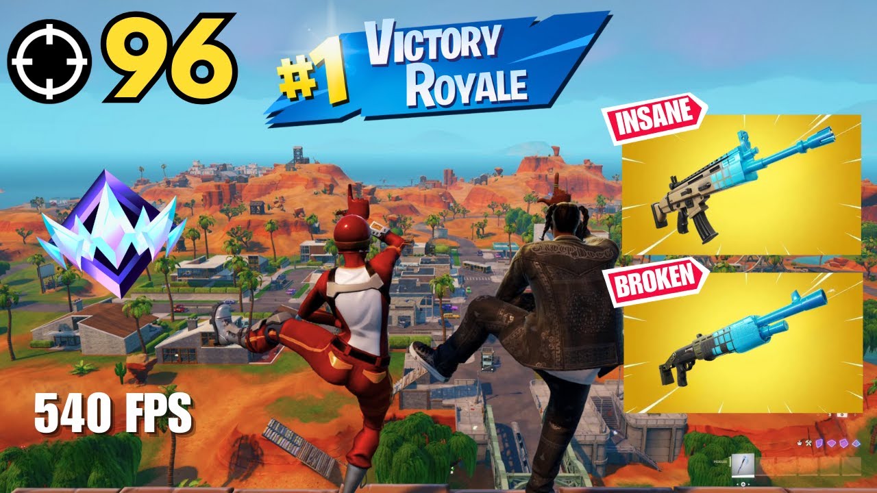 96 Elimination "RANKED RELOAD” Gameplay Wins (Fortnite Chapter 7 Keyboard & Mouse)