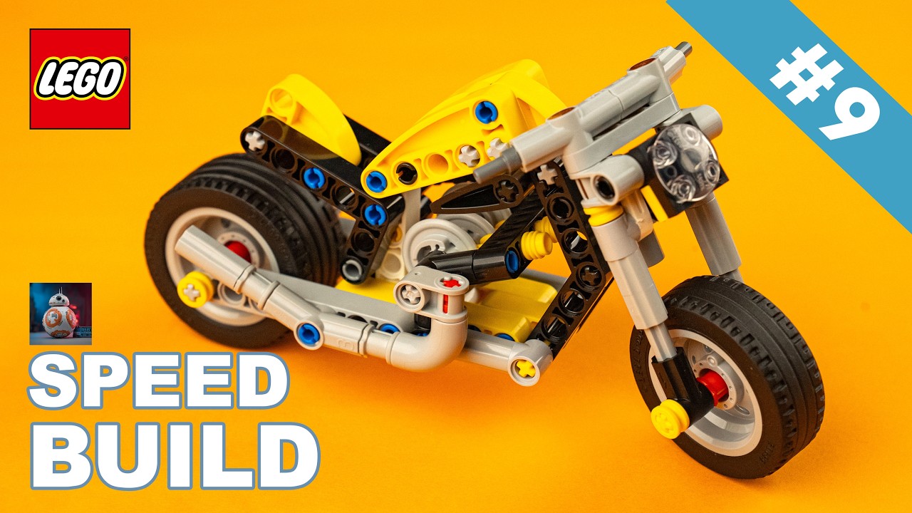 LEGO Technic Yellow Motorcycle 42225 | Speed Build! | LEGO Technic 2026