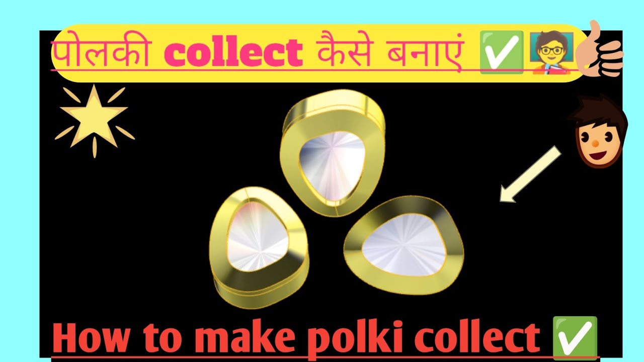 How to make polki collect in Matrix by #jewellery #kundanjewellery