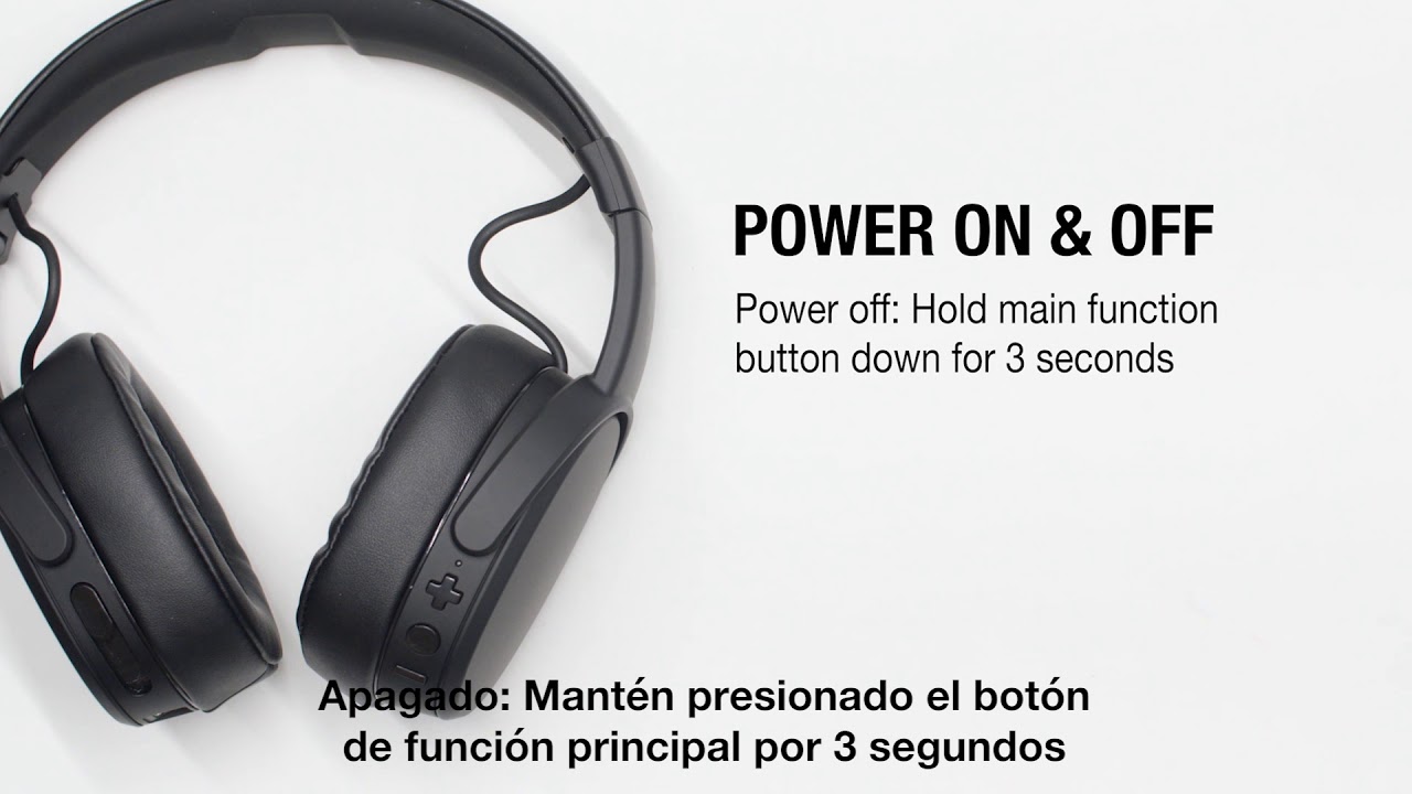 Crusher Wireless | Guía de Uso | Skullcandy