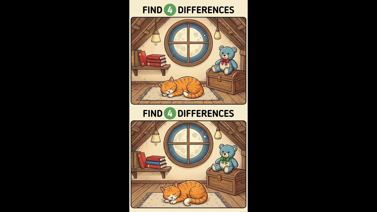 👀 Spot 4 Differences in 30 Seconds | Blink — and You Lose ⏱️🔥