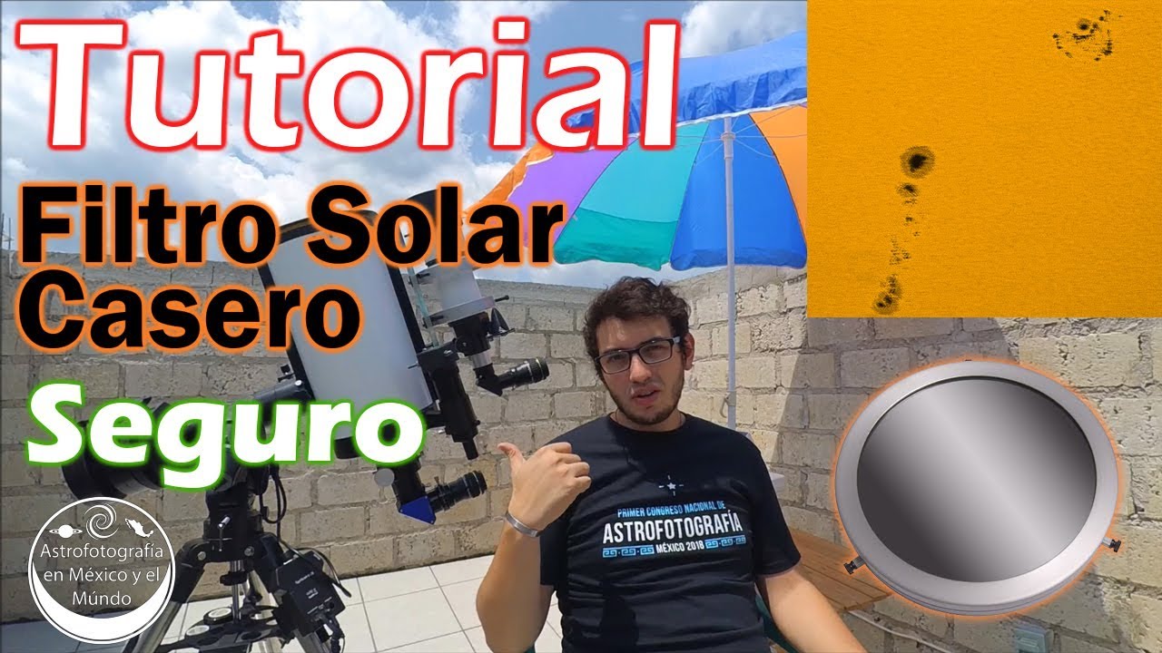 Tutorial Filtro Solar Casero para Astrofotografía y Observación