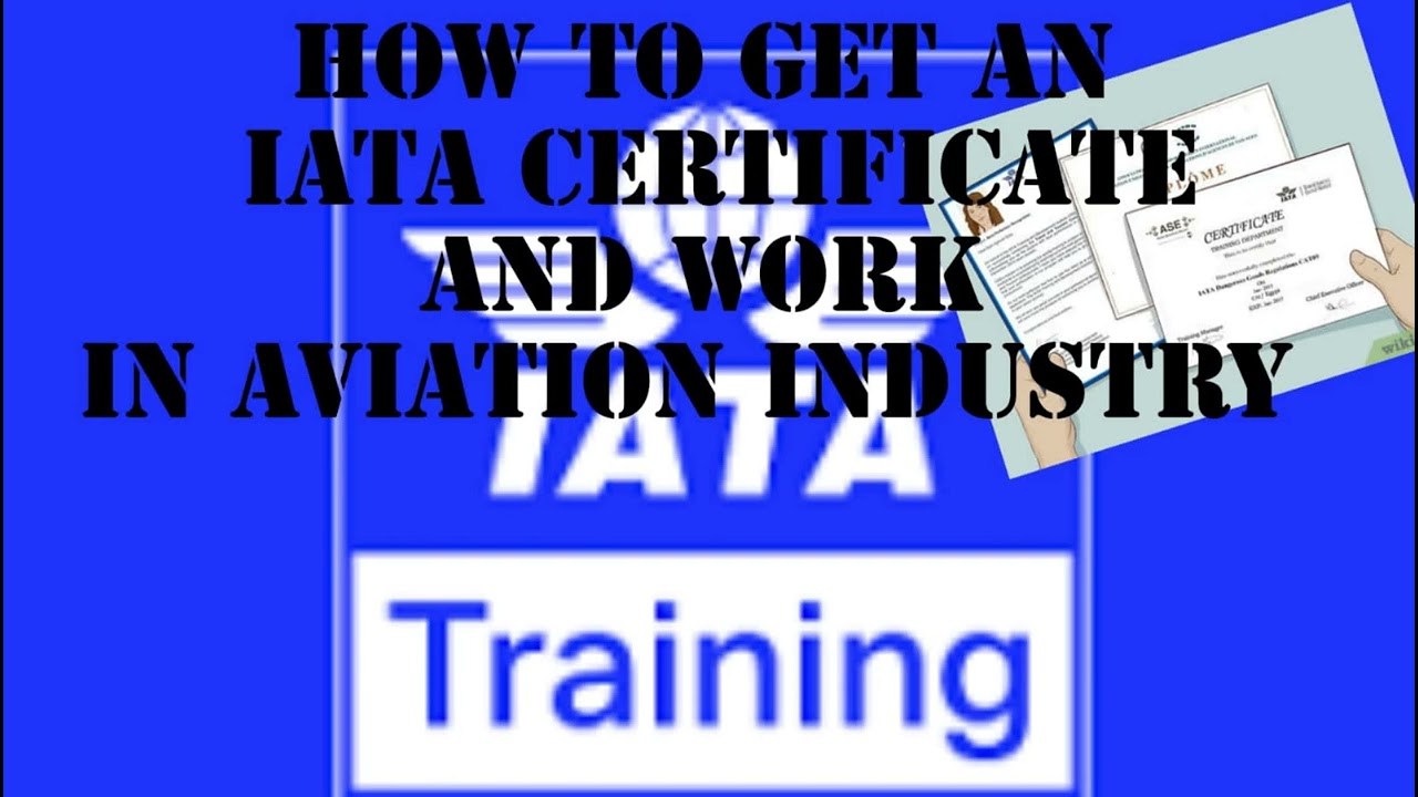 How to get your IATA Certificate and find a job in the aviation industry