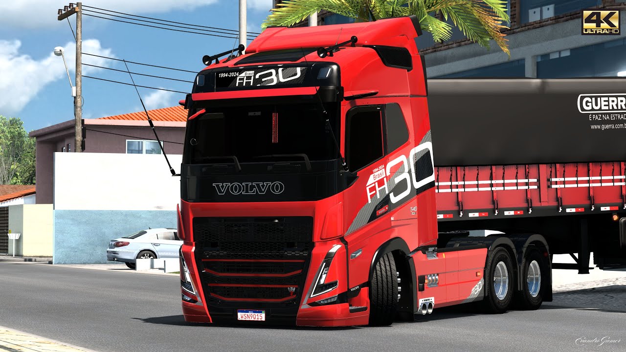 Volvo 2025 FH540 Tubo aberto #Special#Edition 30 ANOS (Bitrem 30M GUERRA Ets2 V1.54
