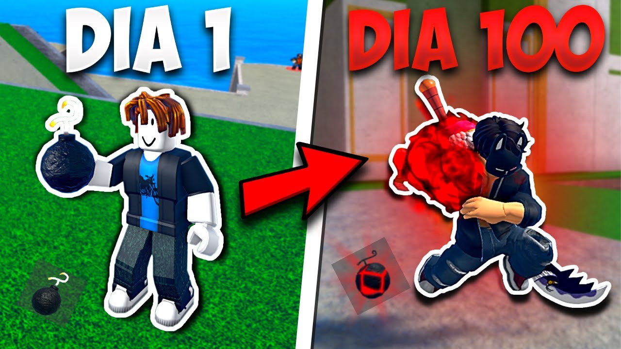 Passei 100 Dias no King Legacy (King Piece)