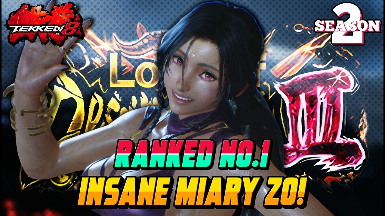 Tekken 8 –YOREDZ Ranked No.1 MIARY ZO Is Broken – High Level Domination!