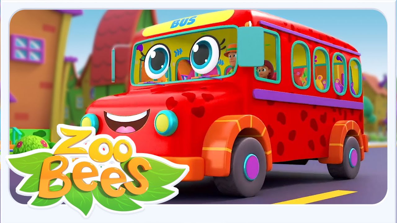Zoobees Rodas do ônibus + Mais Vídeos de Aprendizagem para Crianças