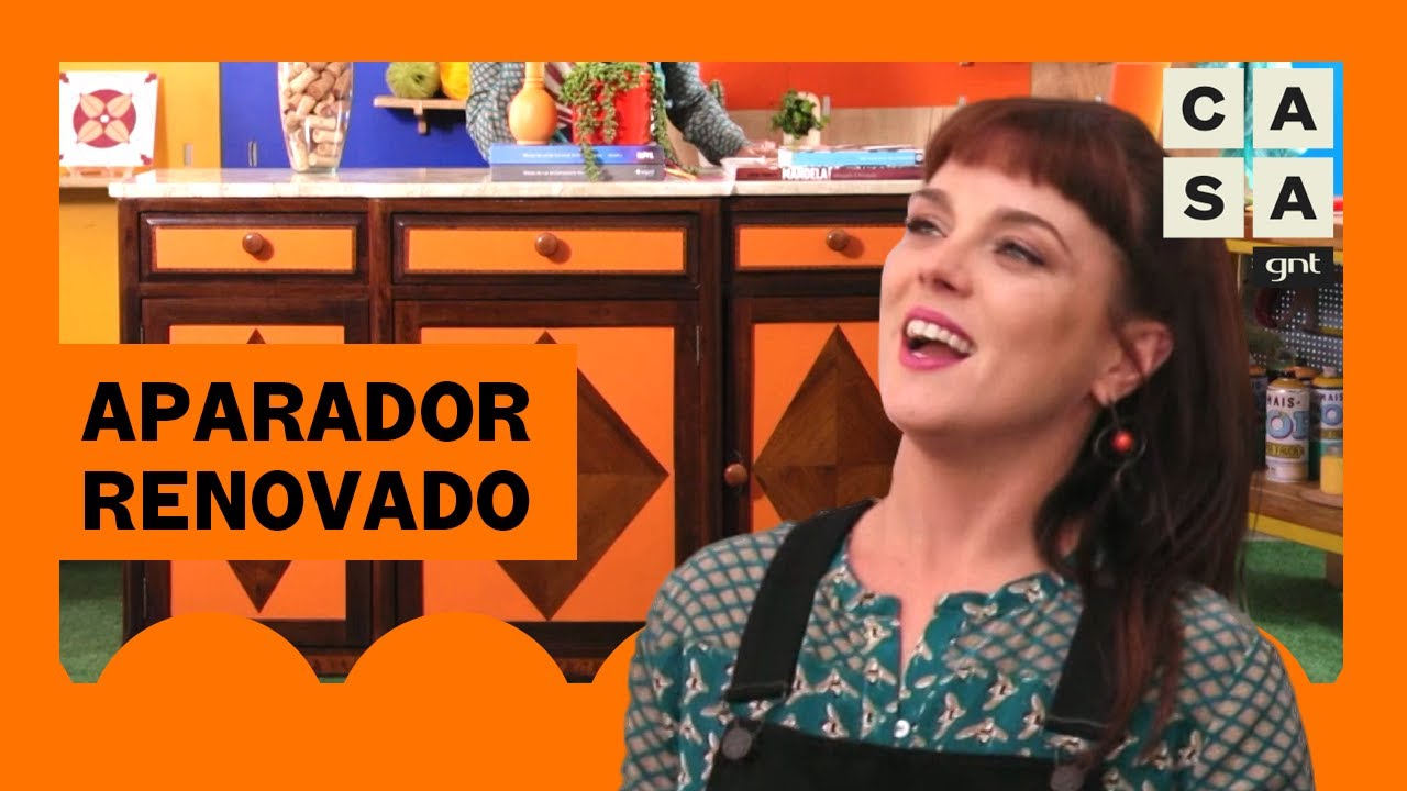 Como restaurar APARADOR sem usar tinta | Fa&ccedil;a Voc&ecirc; Mesmo | Thalita Carvalho