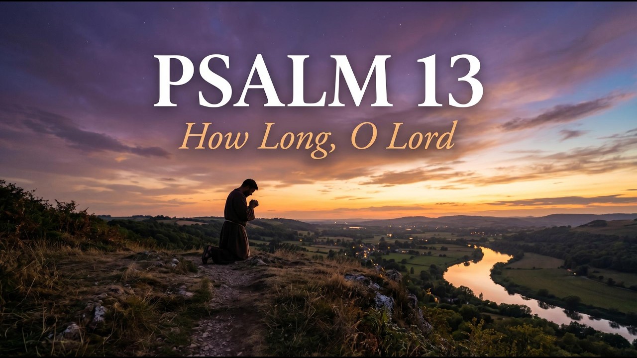 Psalm 13 KJV | Word-for-Word| When God Feels Far Away 🕊️  Scripture (Peaceful Meditation)