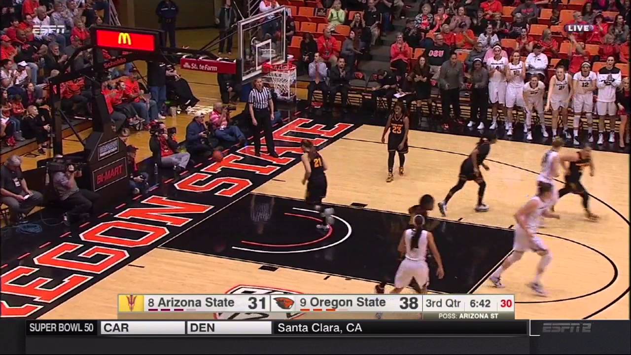 OSU Women's Basketball Highlights vs. ASU - 2/1/16