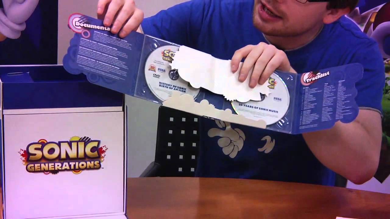 Sonic Generations - Collector's Edition Unboxing Video