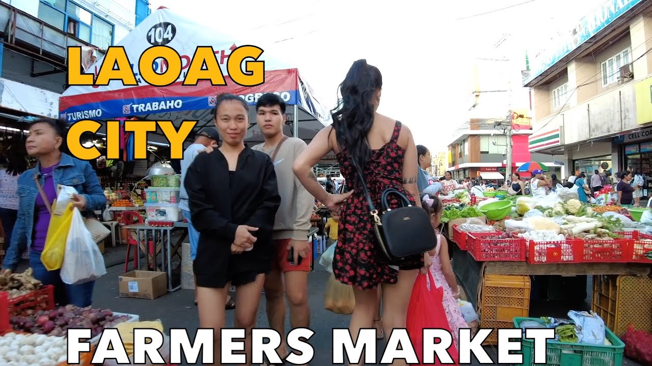 Huge Laoag City Farmers Market Tour